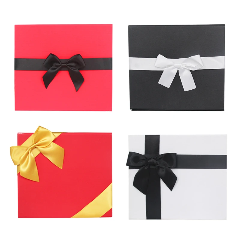 Hot selling high quality gift wrap decorative satin bows custom l196 colors satin ribbon bows for chocolate box