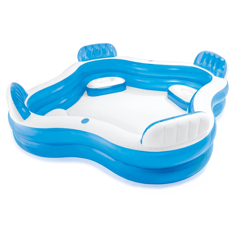 Intex 56475 Inflatable Plastic Swimming Water Pool for Children Family Swim Center Lounge Paddling