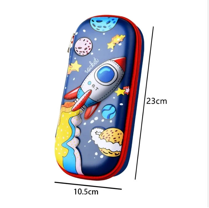 2024 Kawaii 3D Carton Hard Shell School Pencil Case Cute Stationery for Girls