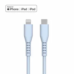 MFI certified  Type c to lighting soft silicone 3A fast charging cable for iphone 14 pro  max