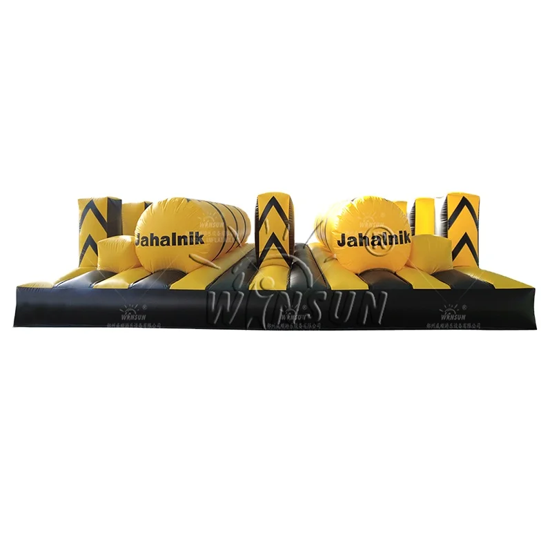 WINSUN double-barrelled Inflatable party rental rent organization obstacle dual race outdoor event playground for Kids Party