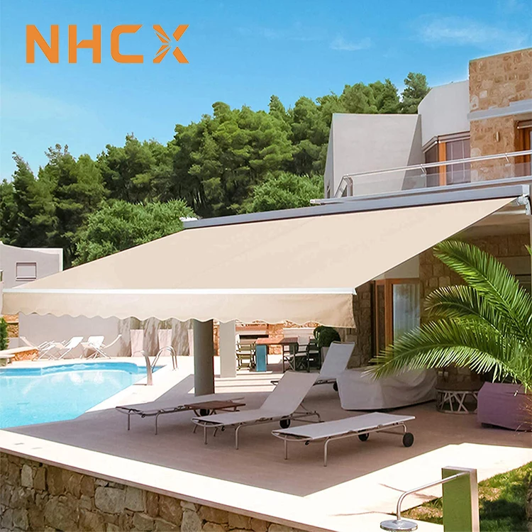 Тенты для сада NHCX, навесы на крыше для улицы, ресторана, кафе, гостиницы, садового рынка, Выдвижной навес