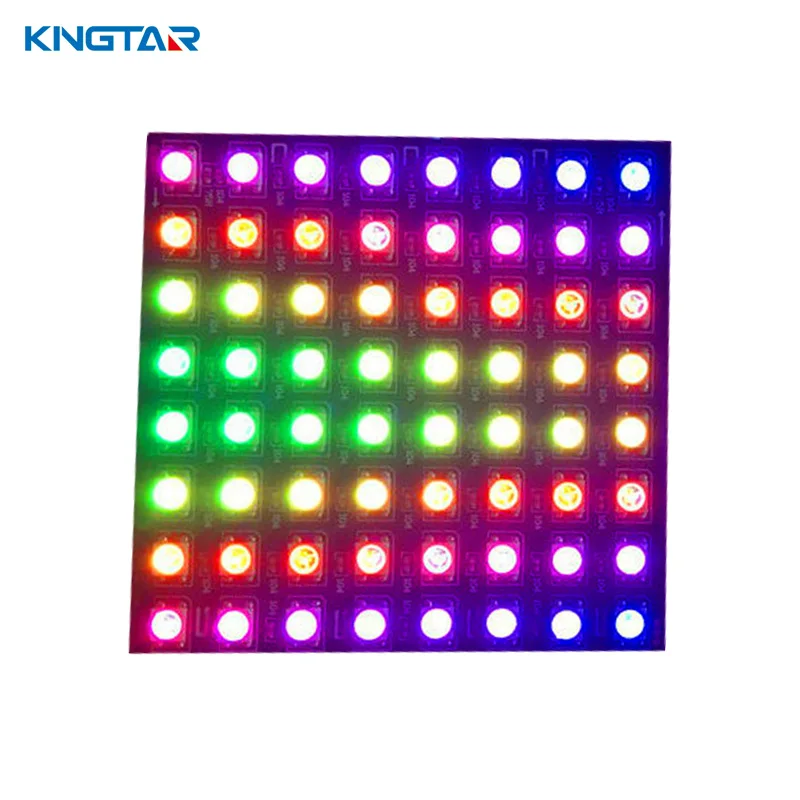 Versicolor 8x8 RGB светодиодная матрица черная доска дизайн