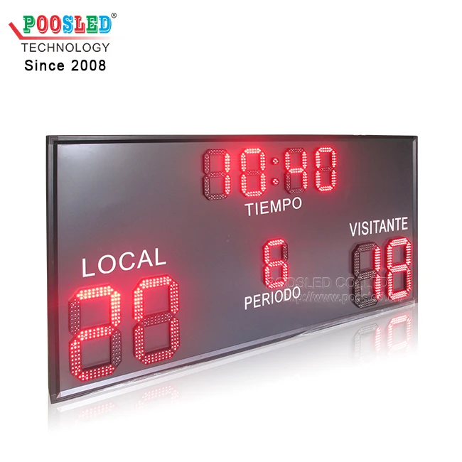 LED multi sport scoreboard for sale high brightness outdoor LED volleyball scoreboard sports scoreboard for volleyball for gym