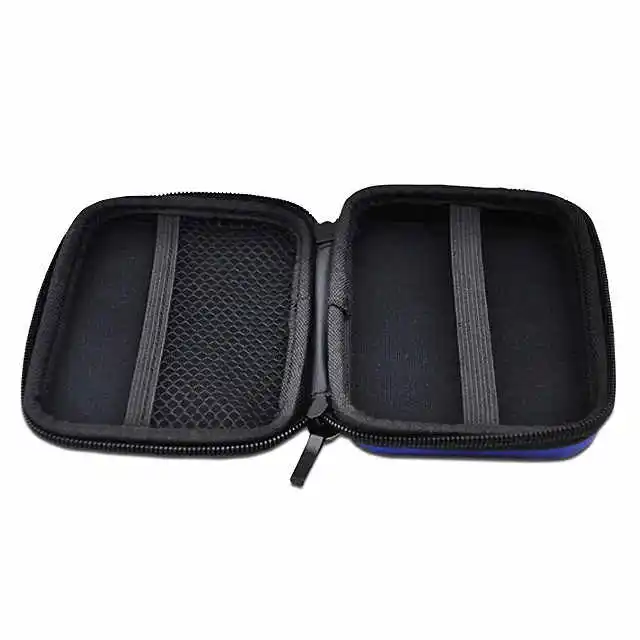 Factory Price EVA Small Tool Storage Case Custom Logo Blue PU Portable Waterproof With Carabiner
