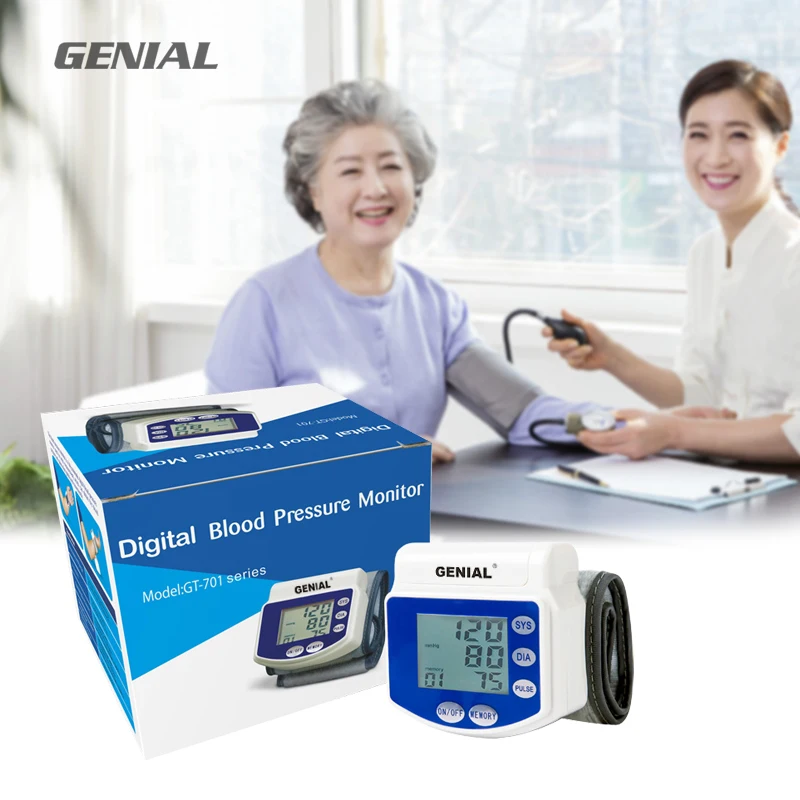 Fully Automatic medical equipment Electronic blood pressure machine Wrist Type Series blood pressure meter
