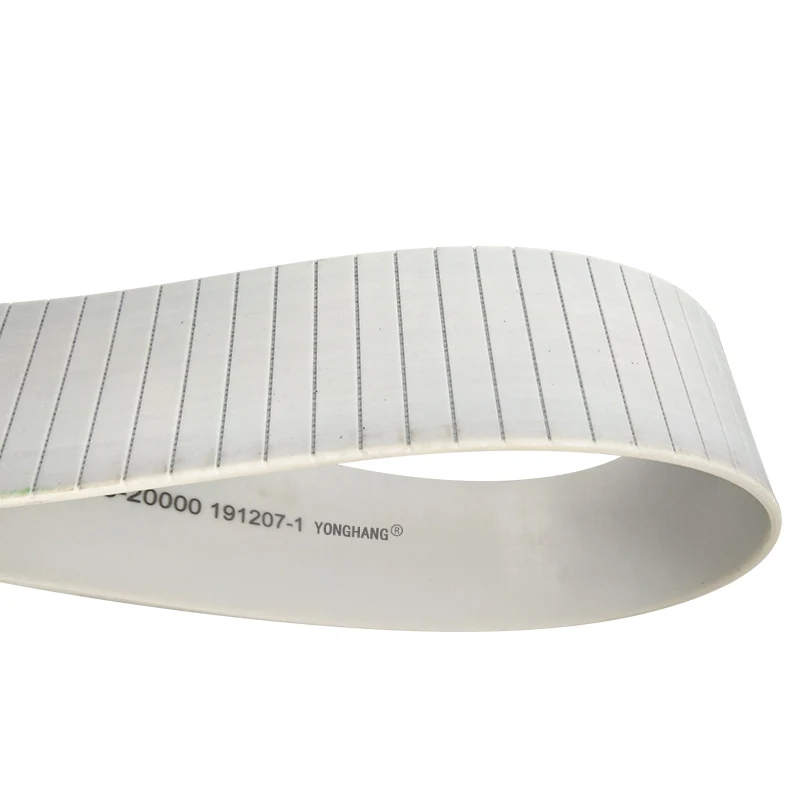 YONGHANG black and white pu open endless polyurethane flat belts