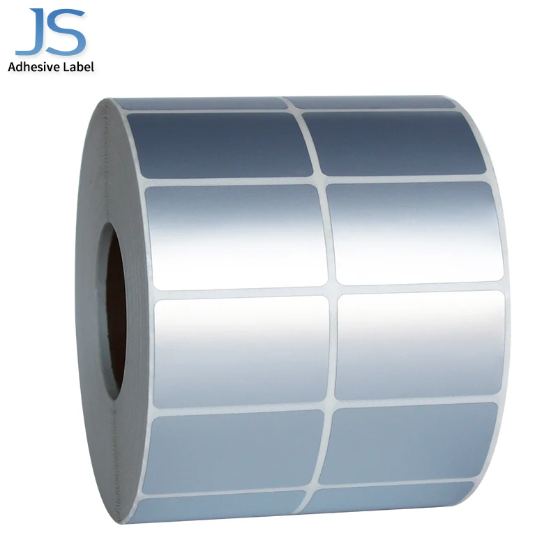 
Personalized reflective tear-resistant silver PET sticker for filter element 