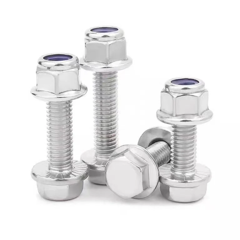 M6 M8 M10 M12 M14 M16 M20 A2 A4 Flange Stainless Bolt Din6921 Hex