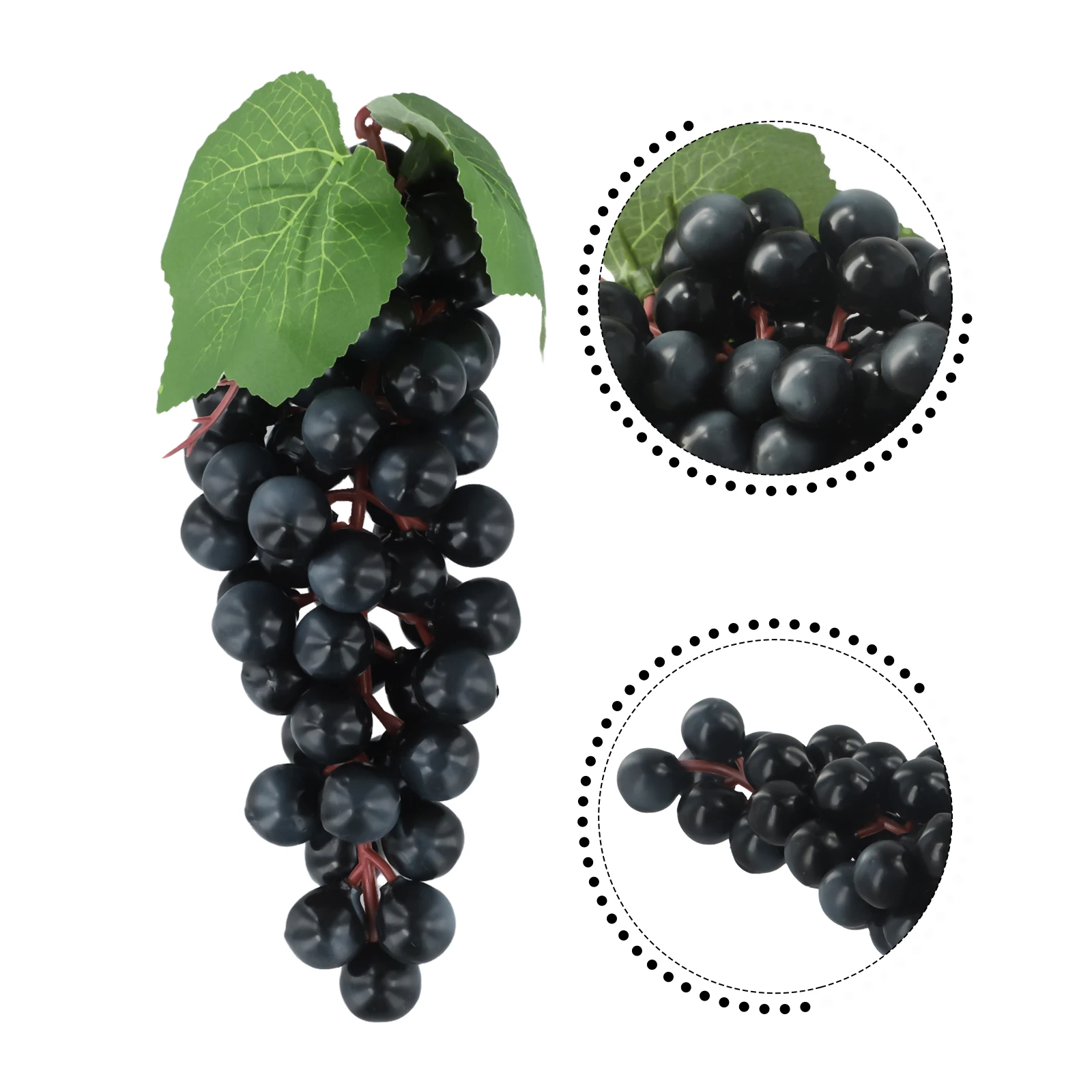 realistic artificial fruits and vegetables plastic high simulation   fruits simulation grapes for decoration