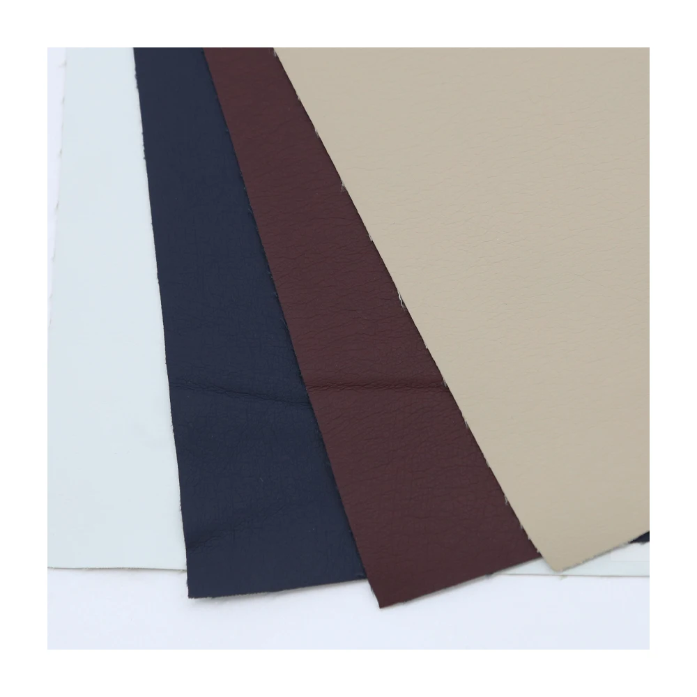 New Product Elastic Soft Tumbling M101 Pattern Viscose Fabric Backing PU Synthetic Leather For Making Sofa