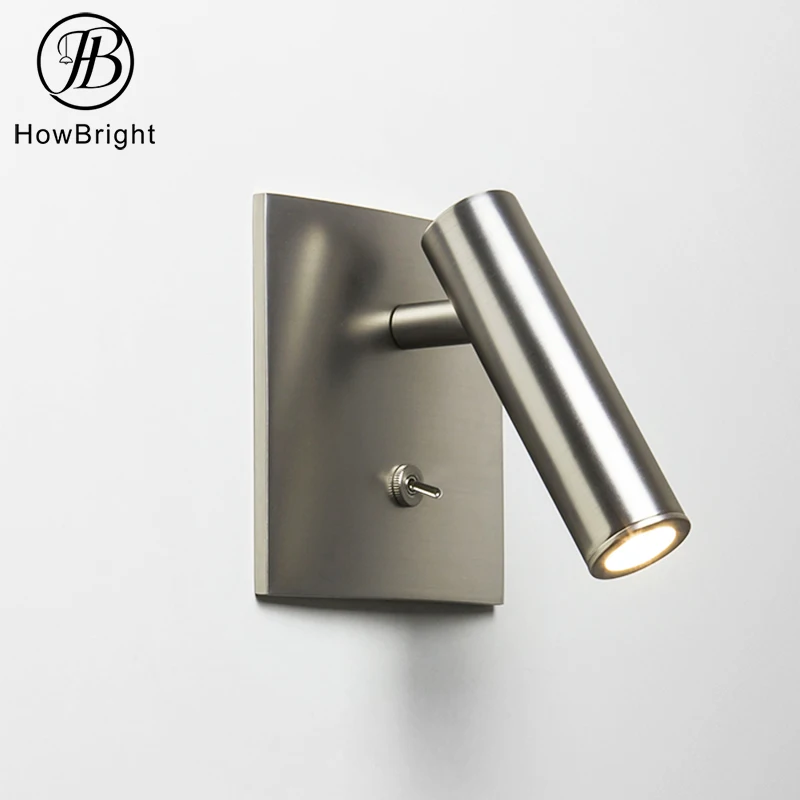 Factory modern wall lights interior lamp Aluminum black brass hotel bedside wall lights cheap industrial small IP20 sconce light