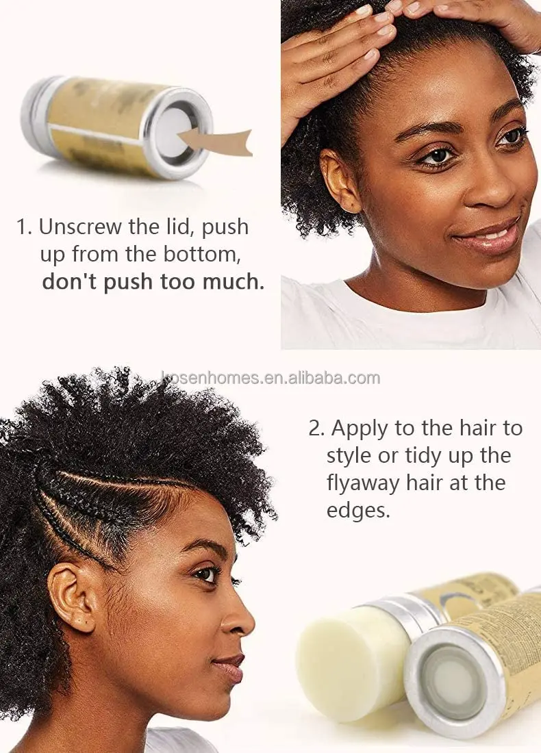 hair wax stick  for hair wigs, create texture & gain flexible hold with uni-sex formula enhanced detailed styles