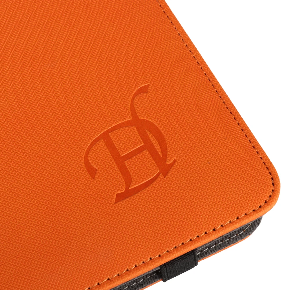 Custom PU Leather 4 Pocket Card Binder Protection Album For Standard Cards MTG Yugioh Game Zippered Trading Game Card Binder