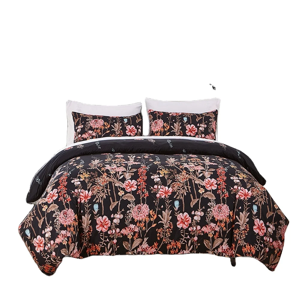 
Duvet Cover Set 3/4-Piece Printing Polyester Pug Jogo Cama Washable Sanding 2010 Edredon Bedspread Fitted Sheets roupa Cama 