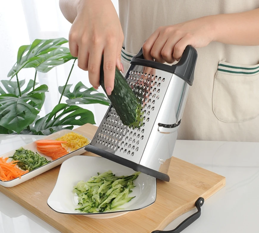 Professional Cheese Box Grater for Parmesan Cheese Vegetables Ginger