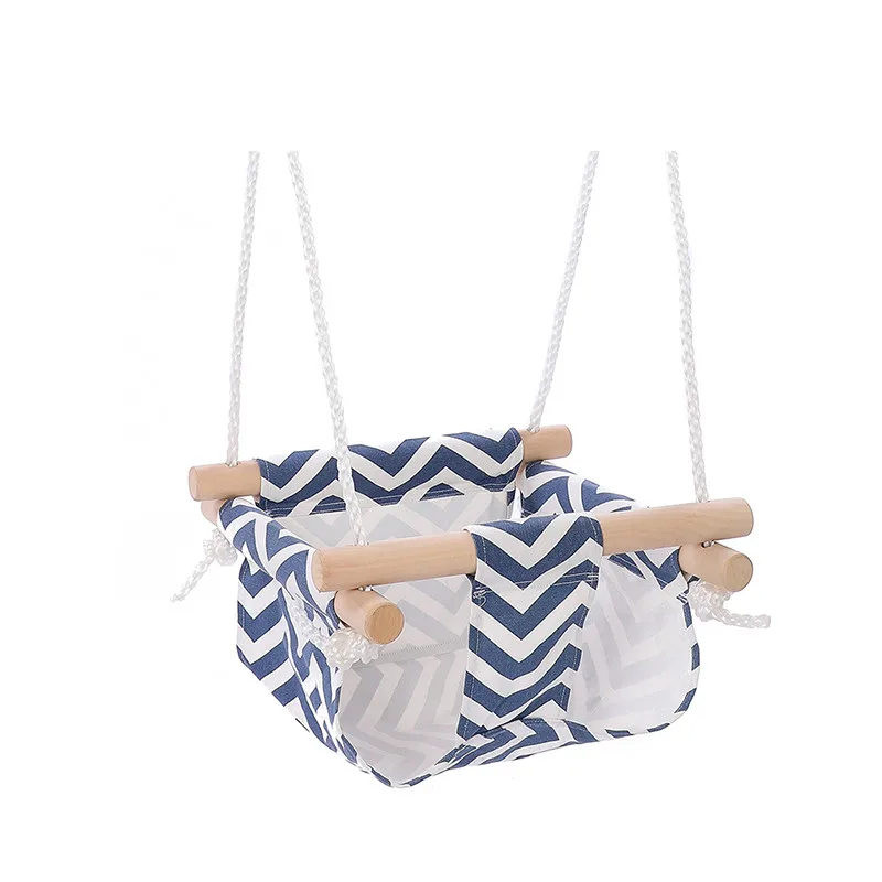 
Wholesale infant indoor canvas hanging children baby kids single toddlers swing chair seat 