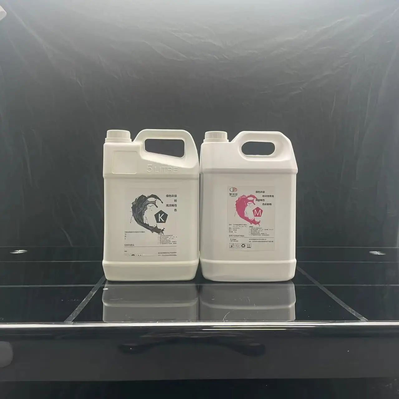 JMY Environment Friendly CMYK Glow In The Dark Inkjet Printer Digital Printing Ink