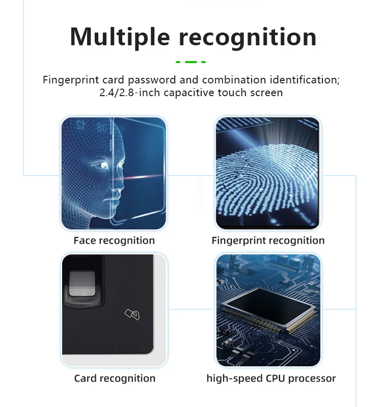 ISO ROTHS Cloud Software Electronic Time Recorder Face Attendance Machine With Face and Fingerprint Recognition