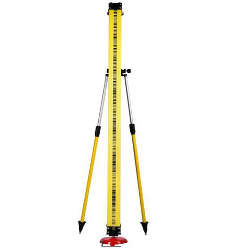 2Pcs High Precision Barcode Invar Leveling Staff 2M for Trimble DINI Digital Level