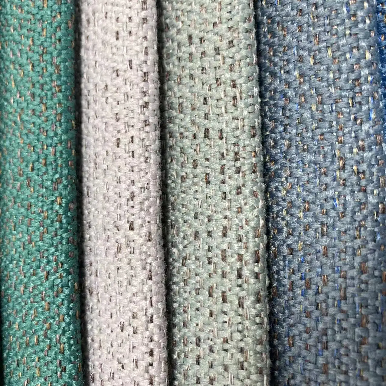 Heavy High weight Curtain Sofa Home Textile 100%polyester Material Linen look Fabric