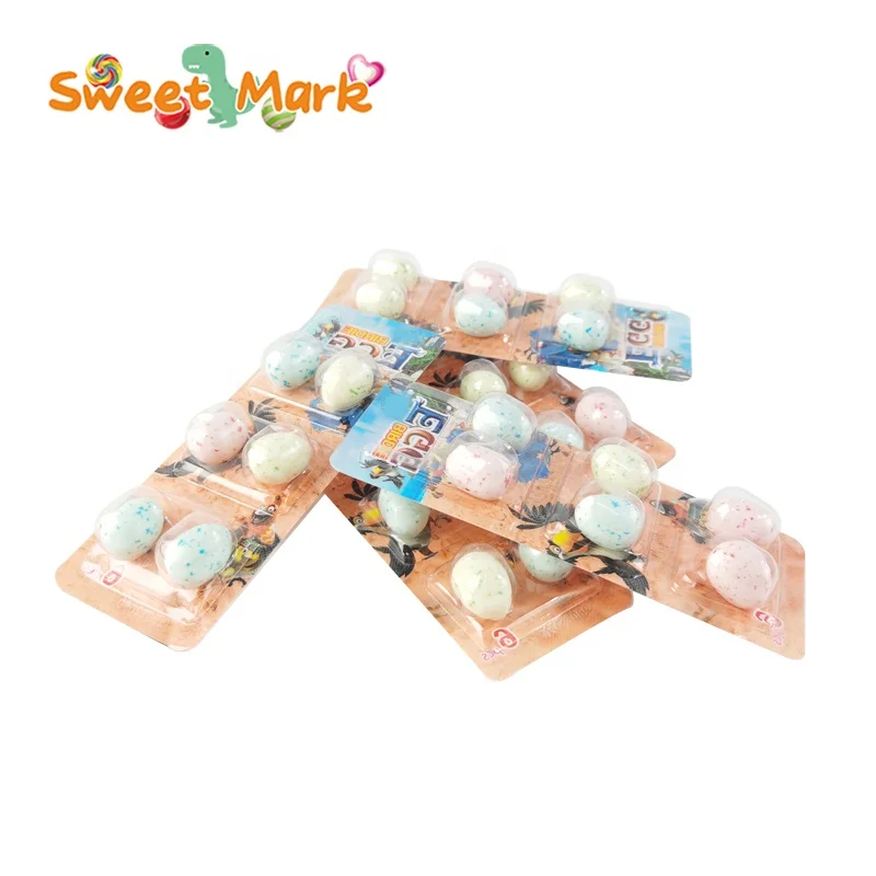 Dinosaur egg gum OEM center filled fruit jam chewing bubble gum halal
