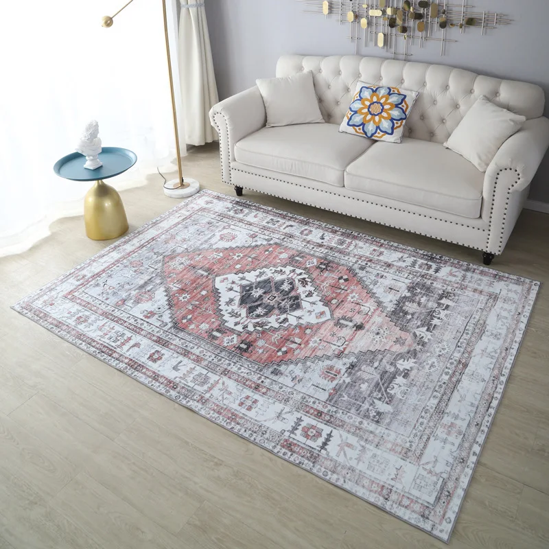 Chenille 3D Abstract Modern carpet  printed digital persian Carpets and rug turkey style large size custom logo  washable tapete