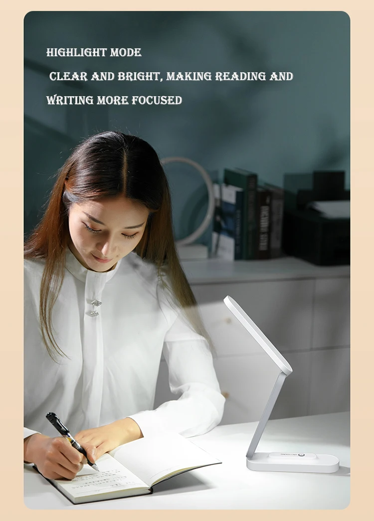 Eye care Led Table Lamp With Usb Port Dimming Led Desk Lamp Multi-functional Folding Led Table Lamp