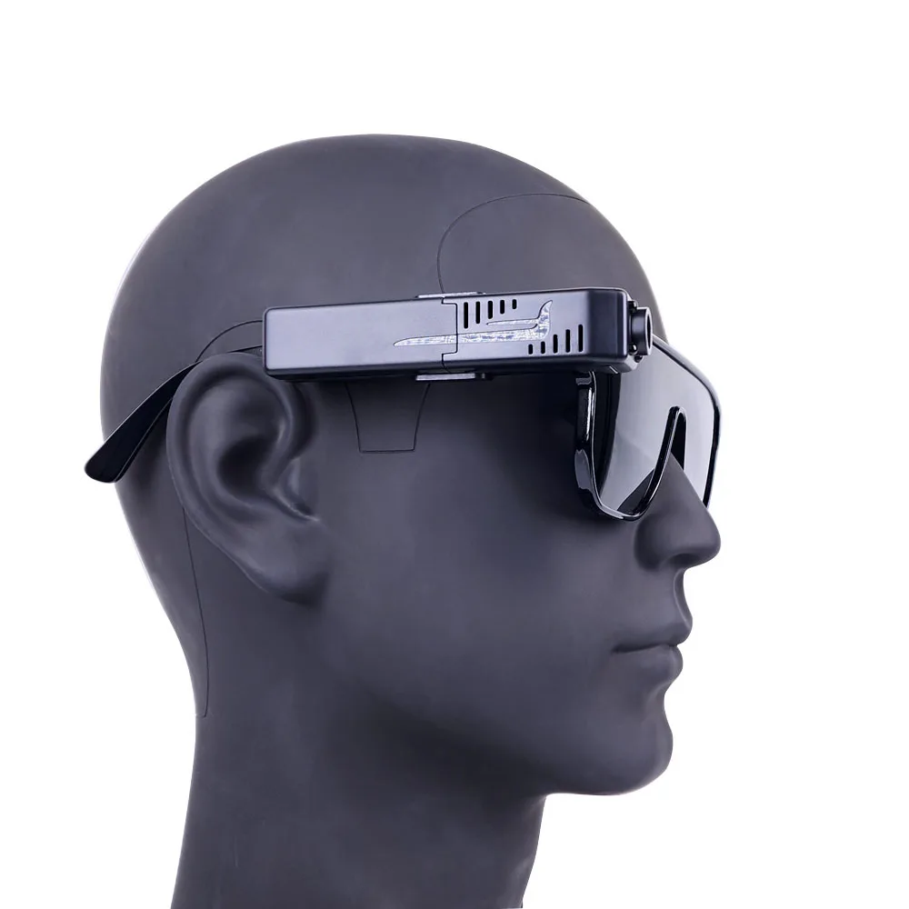 Portable first-person perspective ip night vision human visual video Camera with Night Vision on Glasses