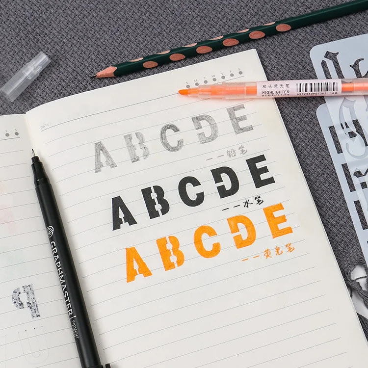 
Китайская Фабрика оптовая продажа 20 A6 Английский алфавит шаблоны для рисования OEM дизайн многоразовые шаблоны для рисования 