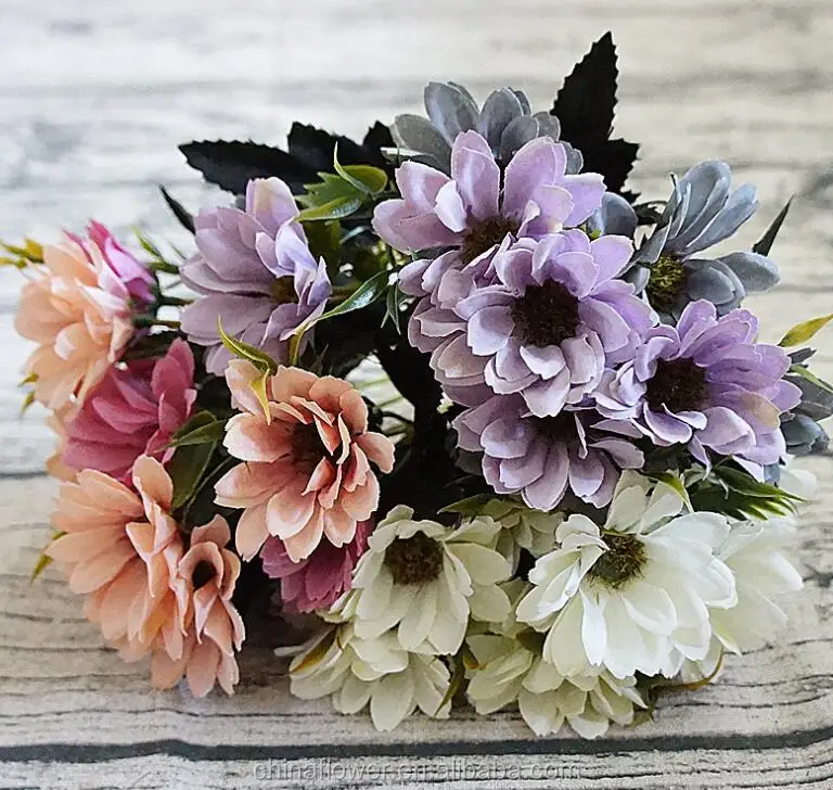 FCR1113 Artificial  silk flowers daisy flower  for wedding decoration