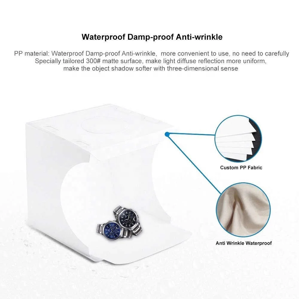 Mini Photo Studio 6 Color Backgrounds Portable Foldable Mini Studio Photography Light Box Tent Kit Photography Lighting Tent