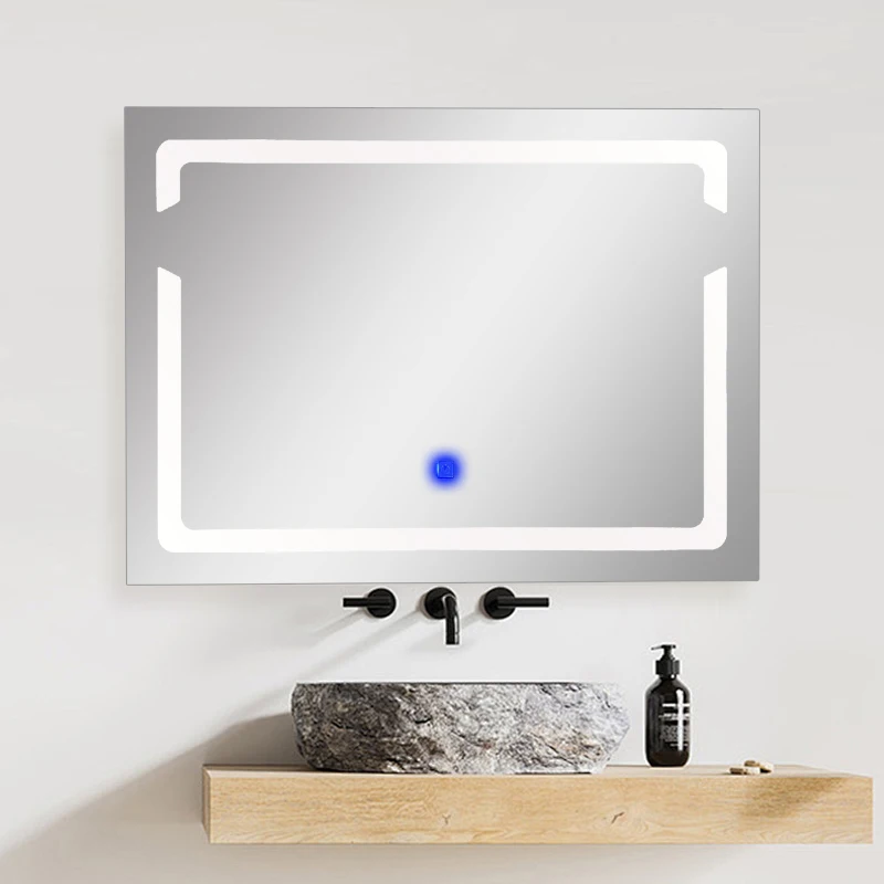smart touch screen mirror install bath mirror hotel led bath mirror in the bathroom