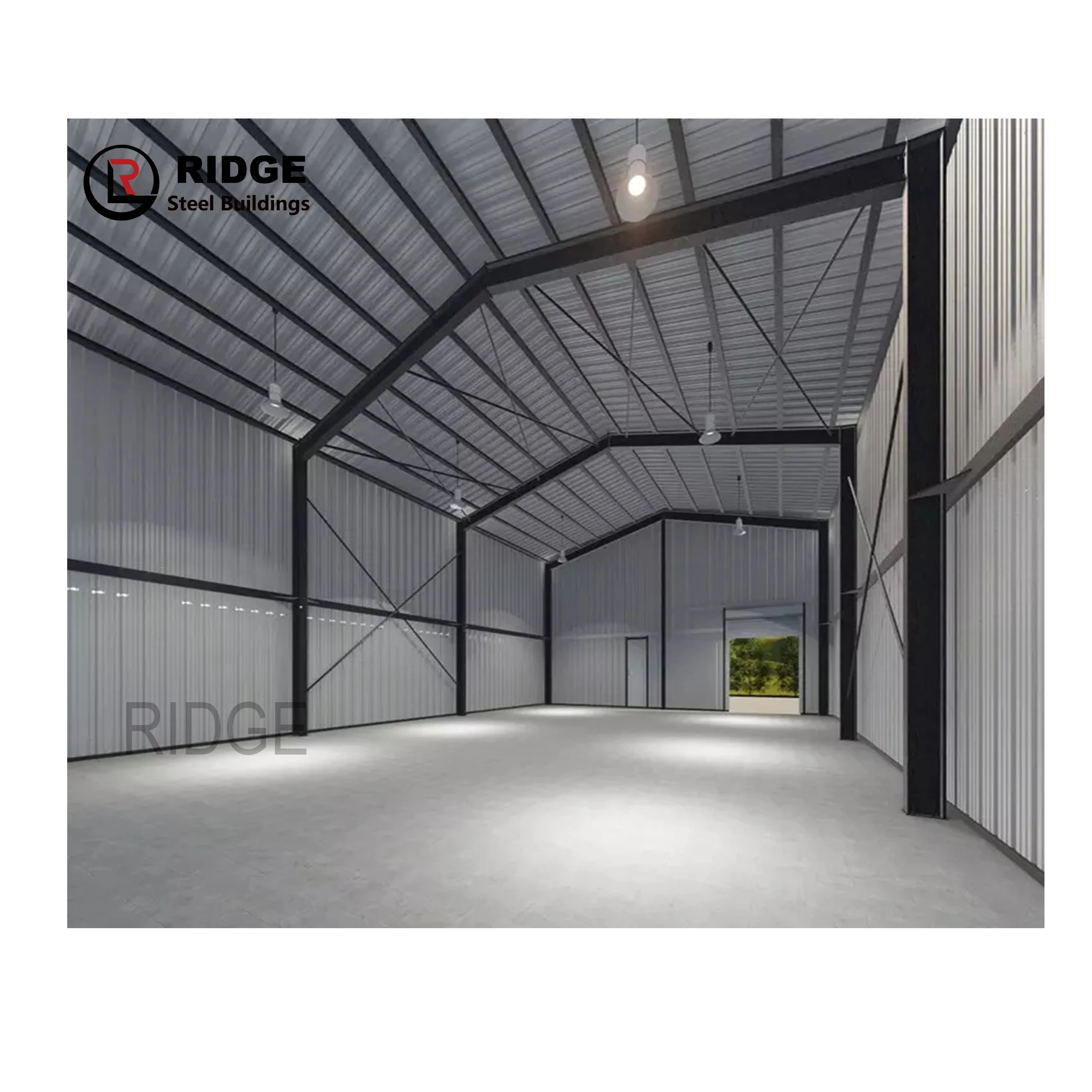 Steel Structure Warehouse Prefabricated Building Steel Shed Prefabricated Workshop Metal Building Materials Steel Building