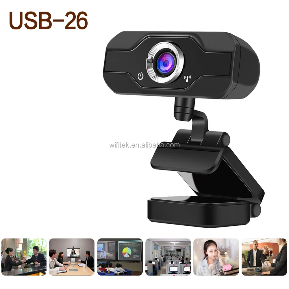 HD 1080P Веб-камера с широкоугольным экраном для Skype Facebook Youtobe