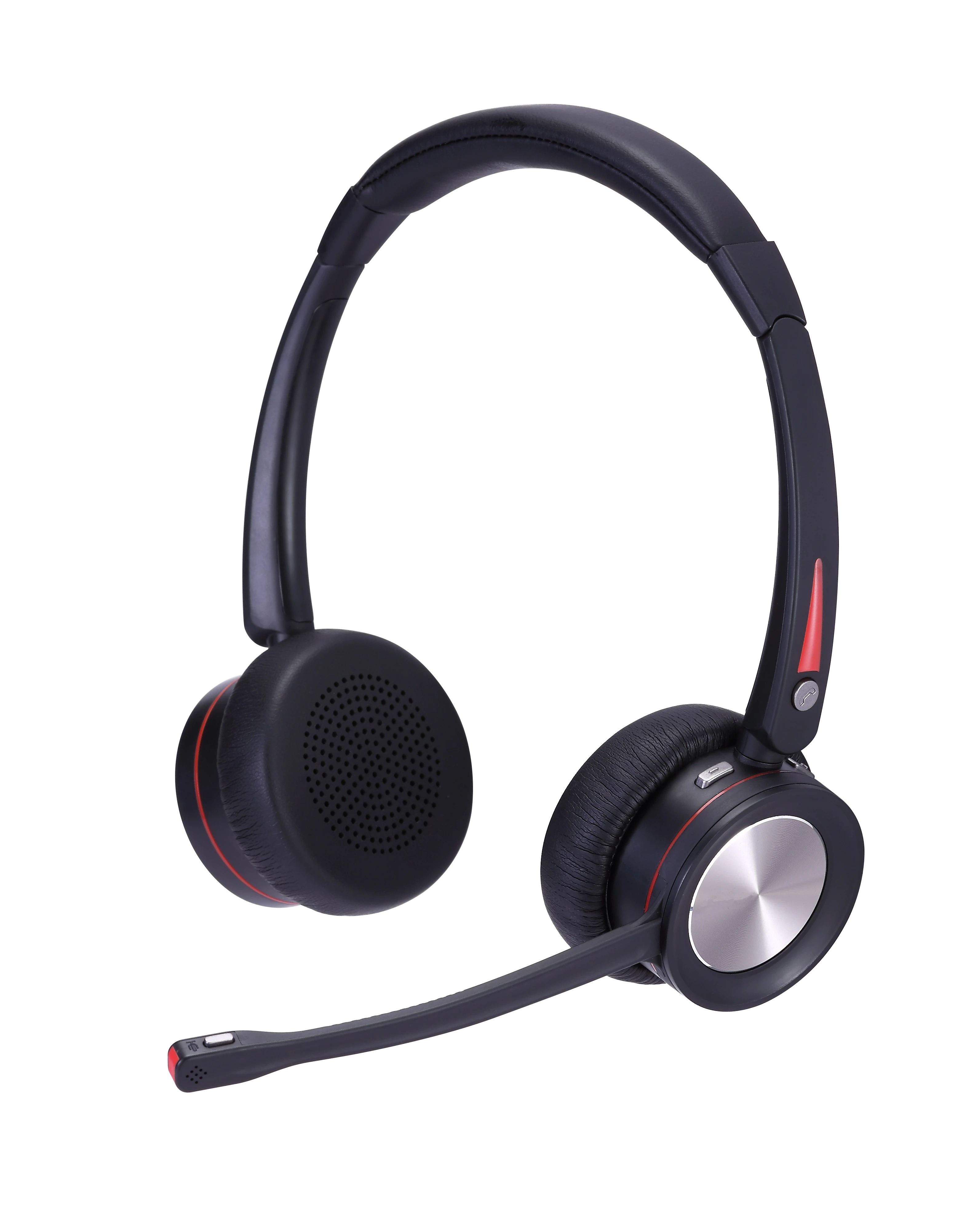 High quality wireless communication headset for call center and office, home for remote work