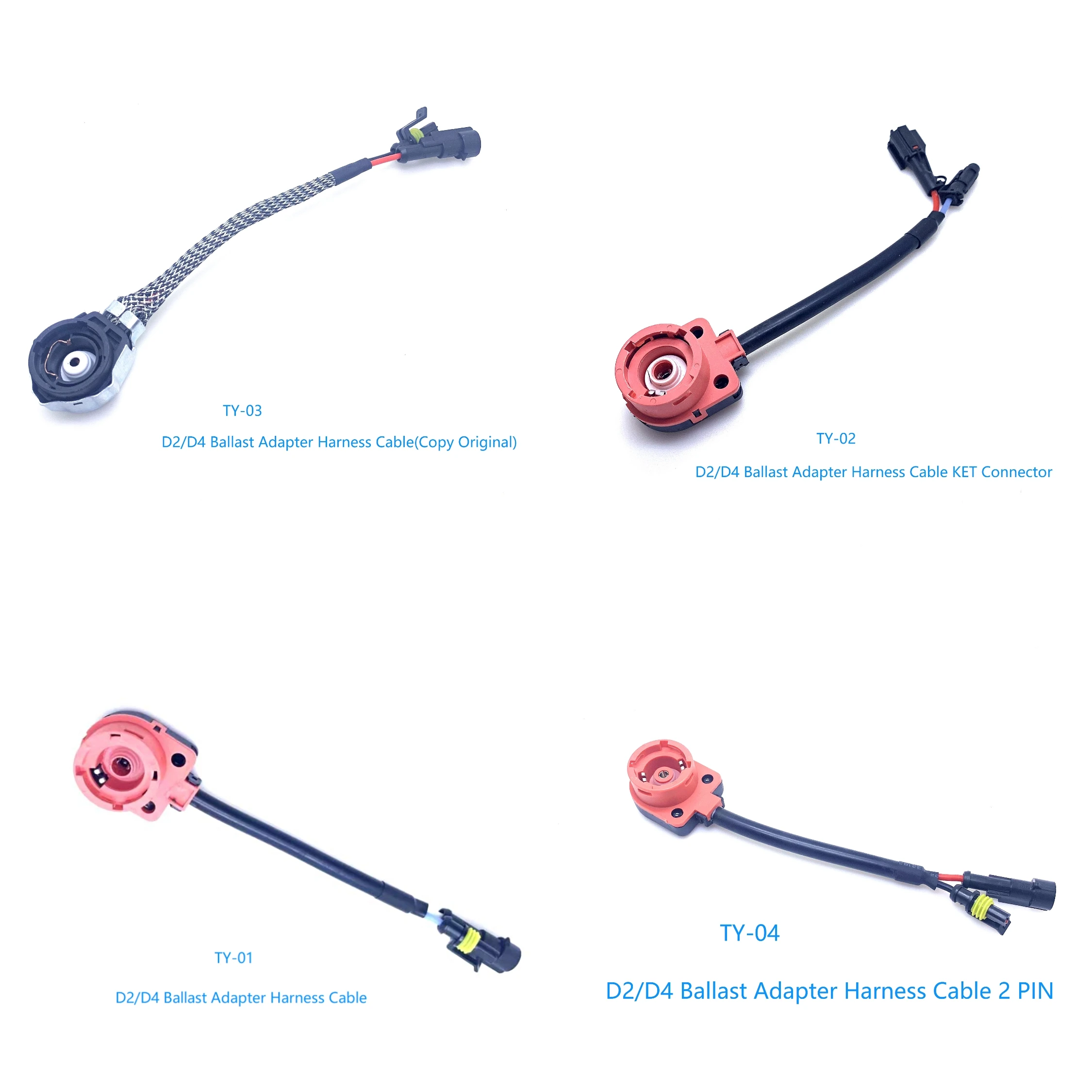 SKYEARTH factory offer HID xenon lamp D2 adaptor D2 adaptor D2 adaptor special wire TY-03
