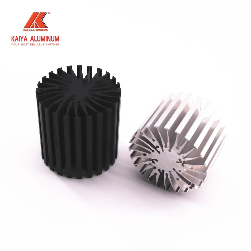 Прямая поставка с фабрики RTS светодиодный профиль Высокая мощность круглая форма алюминиевый сплав электронный радиатор охлаждение в наличии радиатор
