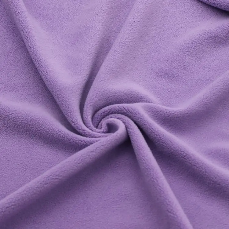 Оптовая продажа, 210 г, 100% полиэфирная матовая микрофлисовая ткань Aoli для одежды