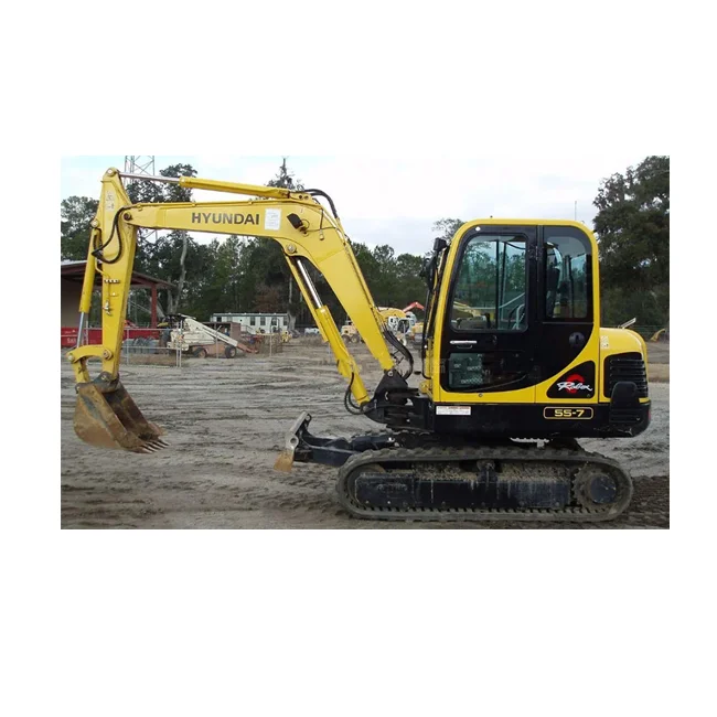 Малогабаритный экскаватор Hyundai Robex r55 5 тонн б/у