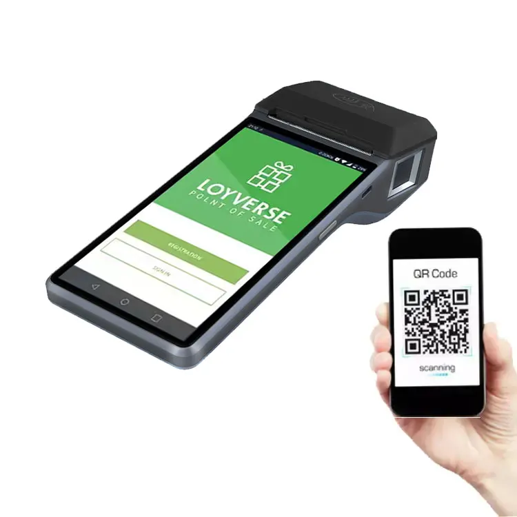 Easy Payment Buiilt-in NFC Card Reader Billing POS Machine with Label Receipt Printer Z300P