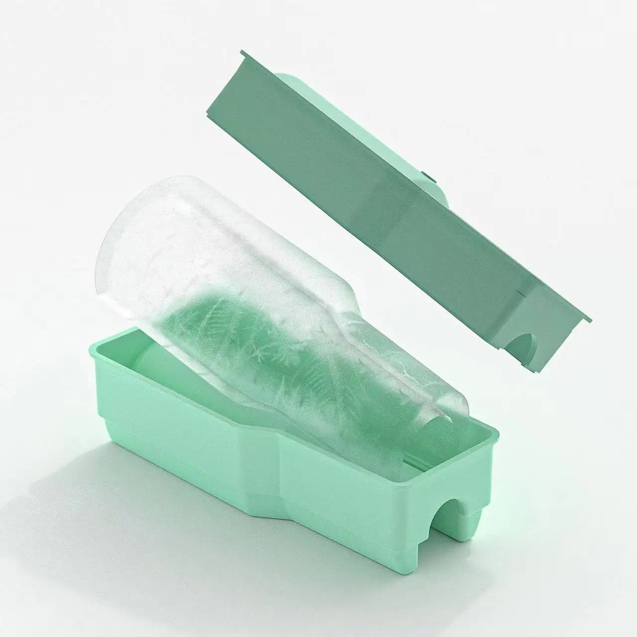 Hot Selling Easy Release Silicone Ice Tubes Maker Tray For Tumbler Cup  Hollow Cylinder Ice Mold For Drink Or Ice Cream