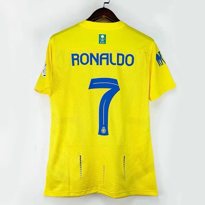 2023 2024 новый сезон тайская качественная футболка с надписью «Ronaldo 7»