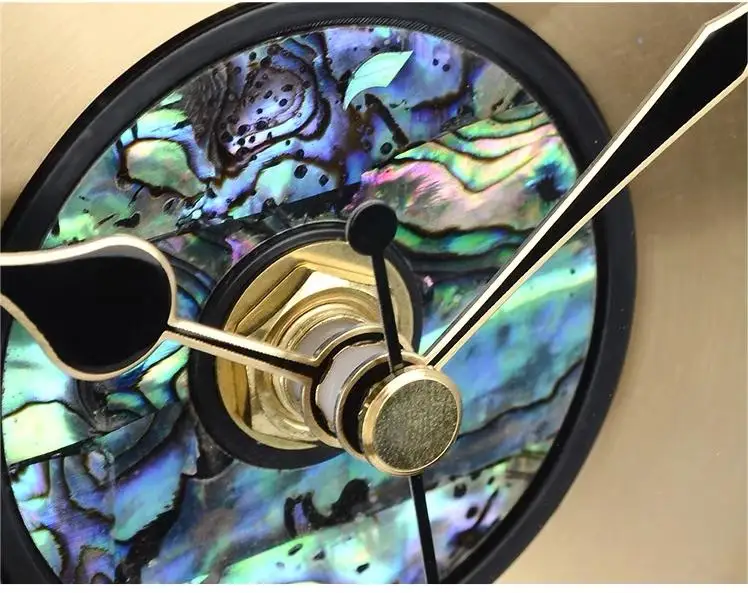 European Vintage Style Quartz Table Watch Clock Creative Needle Display for Bedroom Bedside or Desktop Decor