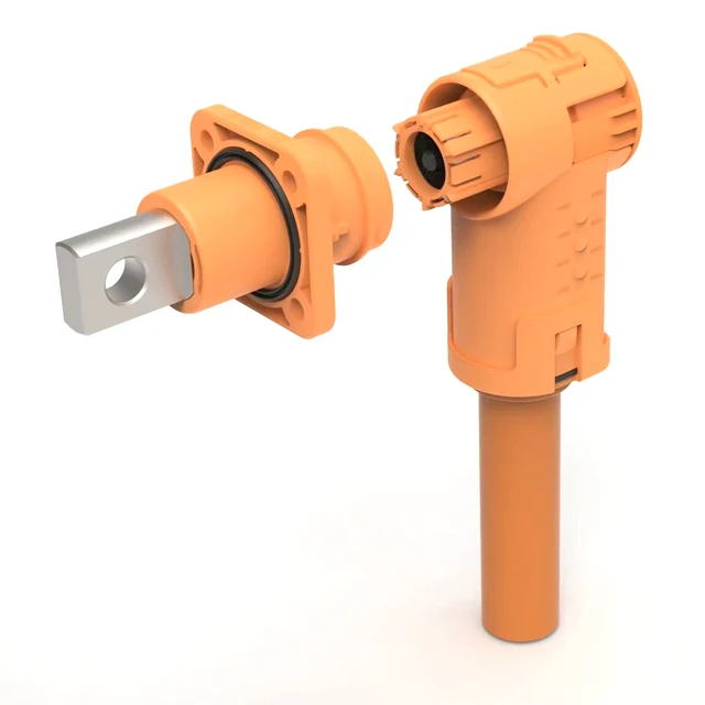 60A 100A 120A 200A 300A energy battery storage ev connector 6mm male female hv high voltage connector