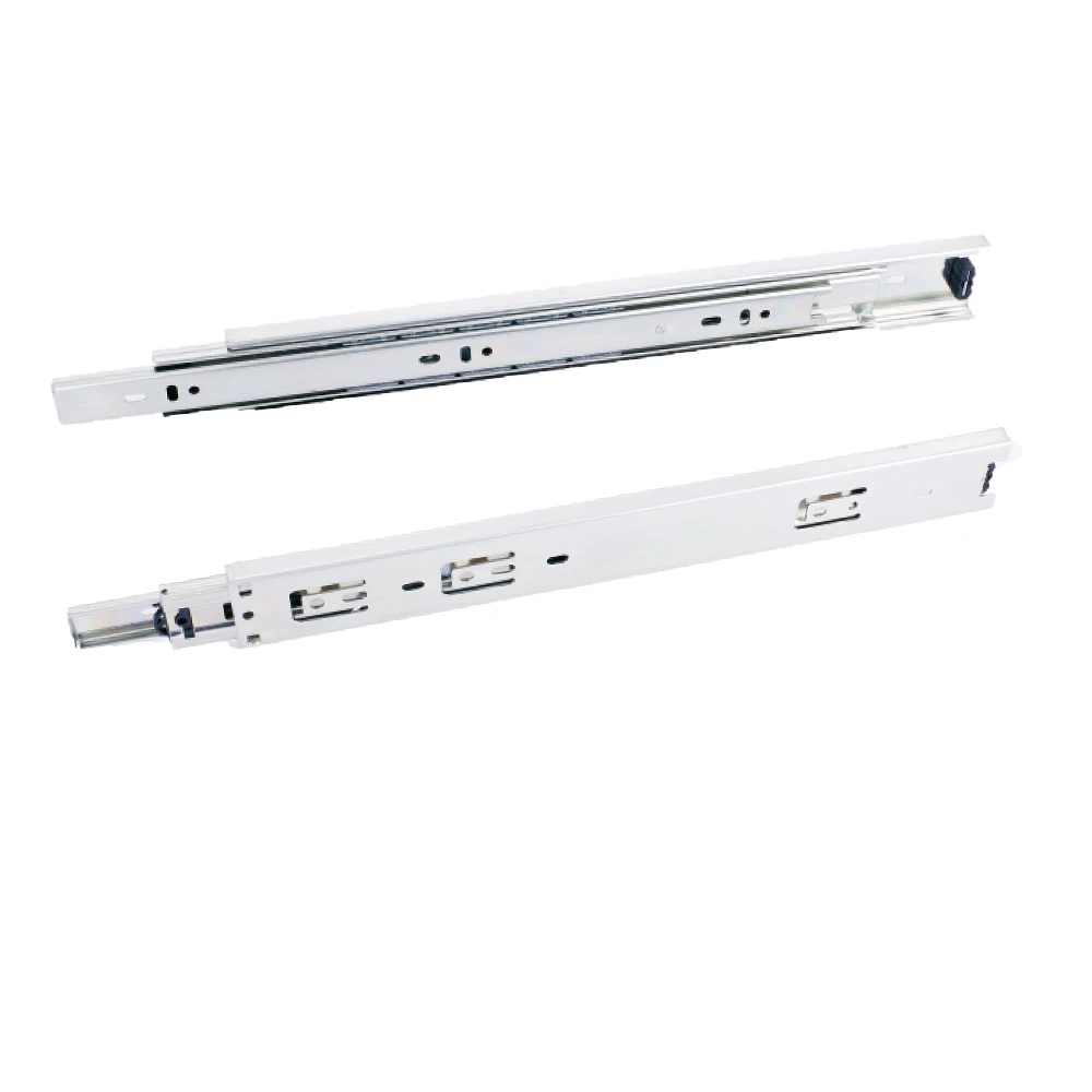 High Quality Drawer Slide Rail Heavy Duty 3 Fold Telescopic Channel Drawer Slide Rail