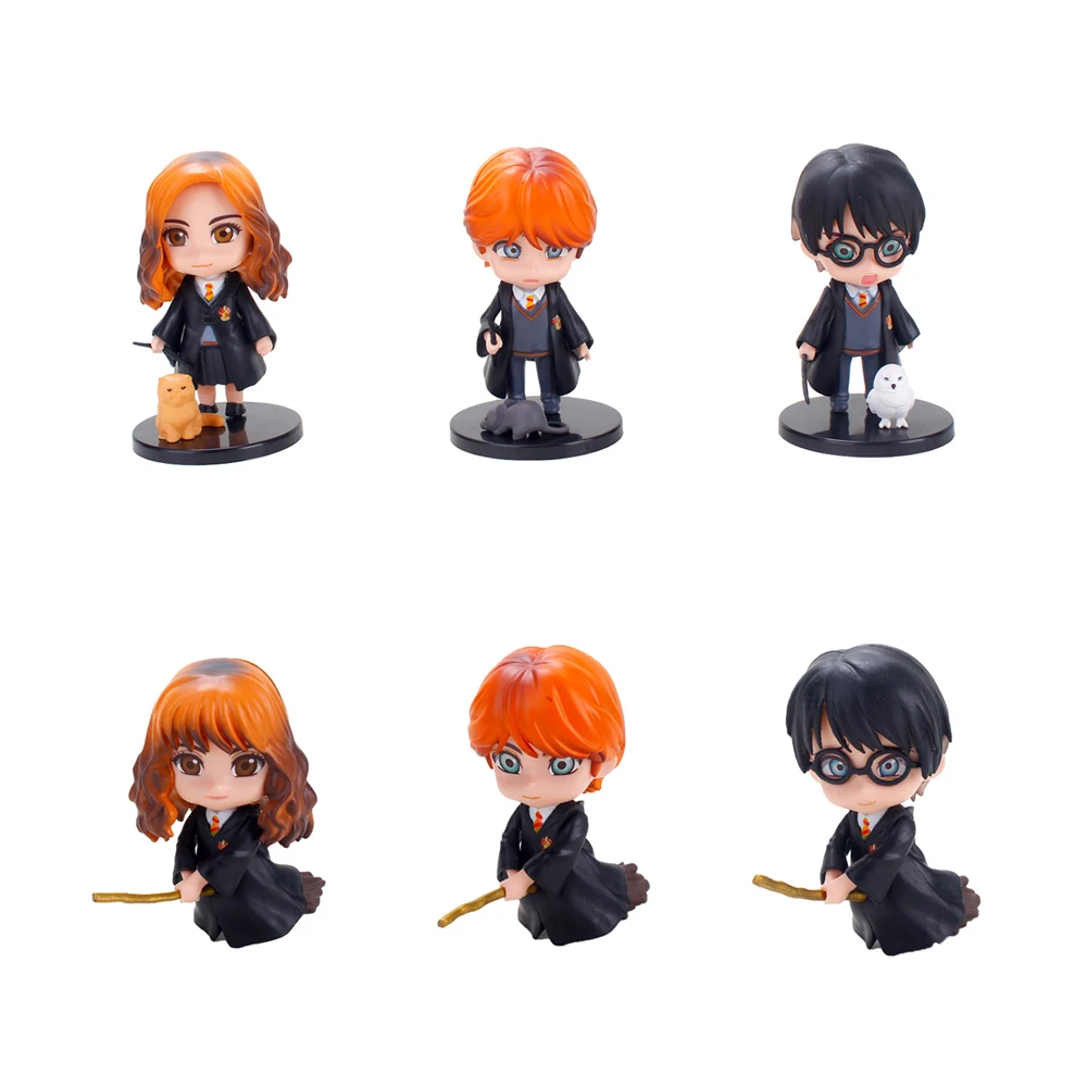 cake topper magic Academy six-piece set James exquisite handicraft