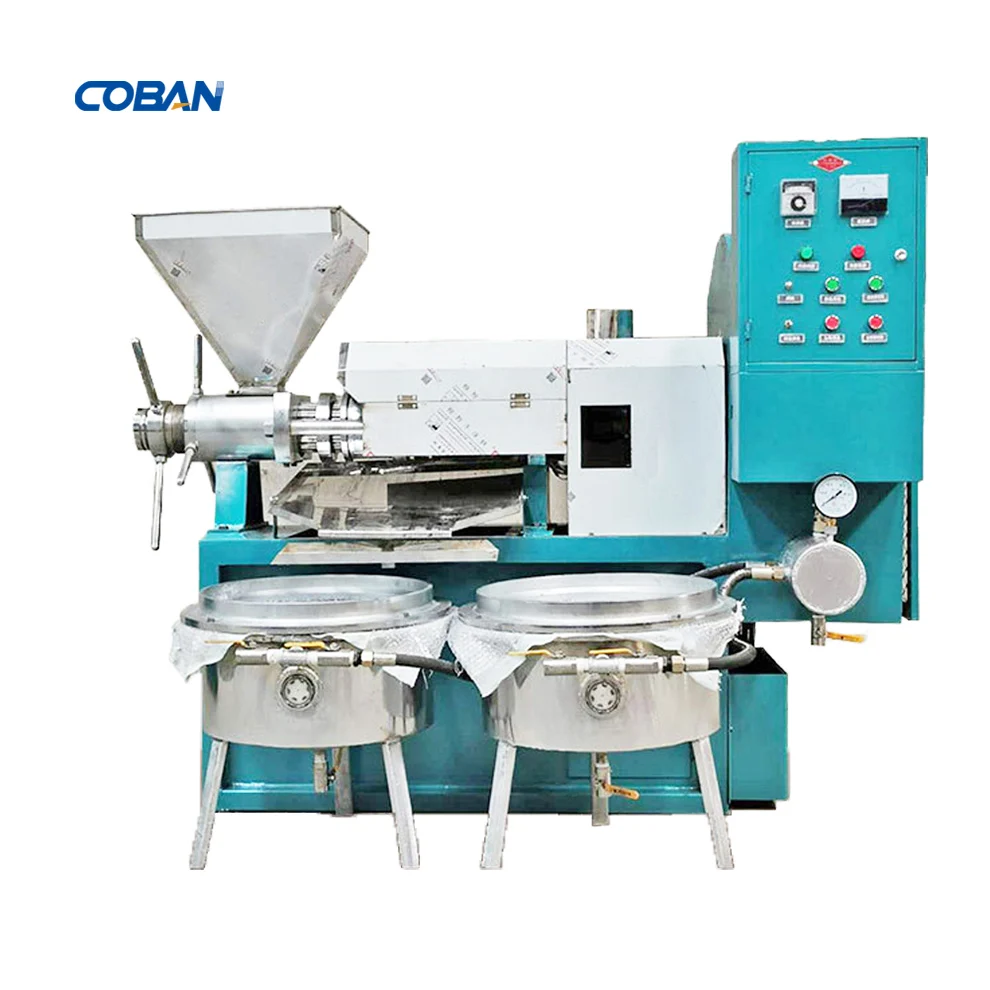 140-280kg/h Mini Automatic Cold Rapeseed Oil Press Machine Price of Soybean Extruder Machine Coconut Oil Making Machine Provided