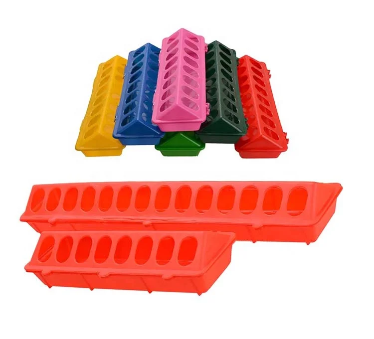 30CM 50CM Plastic Long Feeder for Pigeon Chick 14 holes and 28 holes