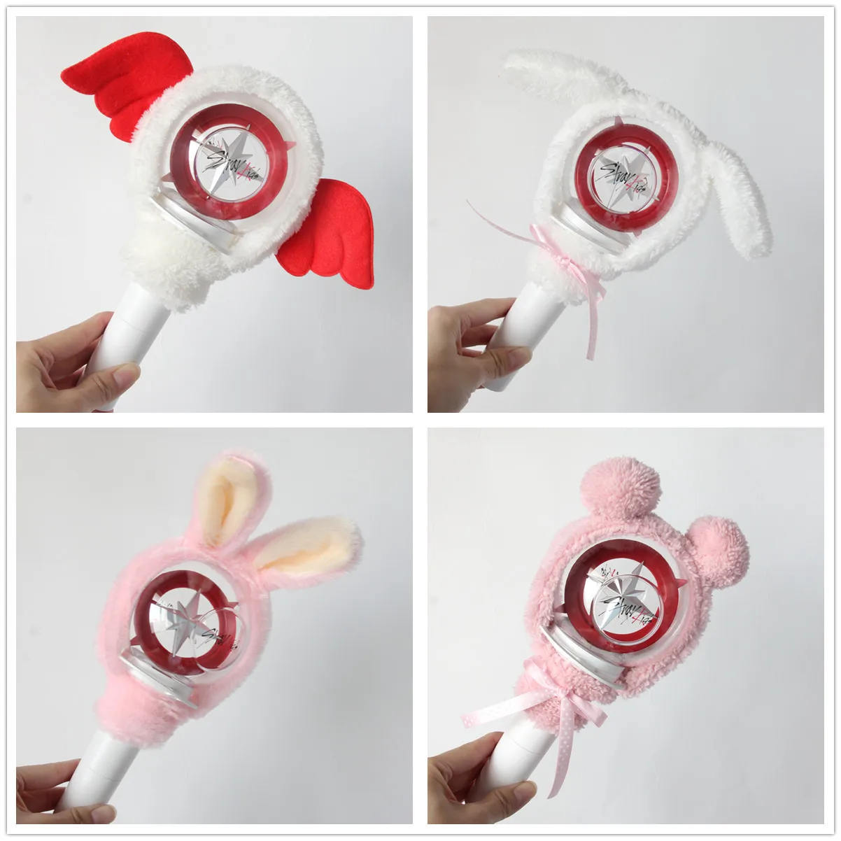 Новое поступление kpop свет лампы декоративное покрытие защищает детей Lightstick крышка красный вельветовый плюш абажур для с металлическим каркаксом светящаяся палочка